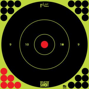 Splatter Shot® 12" Green Bullseye Target - 5 db