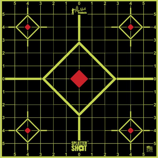 Splatter Shot® 12" Green Sight-In Target - 12 db