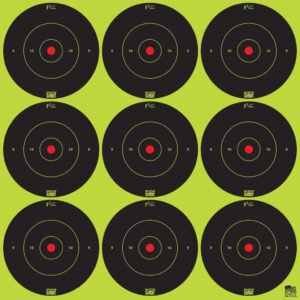 Reaktív lőlap- Zöld hátteres 2" méretben