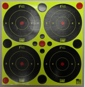3" Green Splatter Shot® Bullseye with Pasters