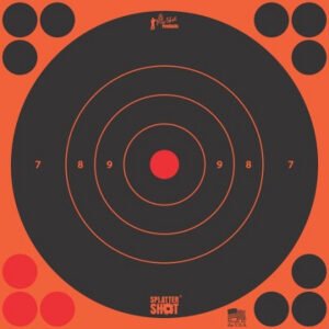Splatter Shot® 8" Orange Bullseye Target - 30 db