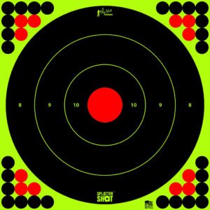 Splatter Shot® 17.25" Green Bullseye Target - 5 db