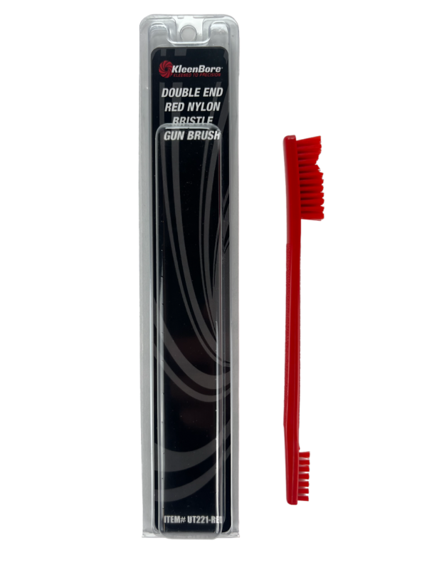 Kleenbore Nylon Dupla Végű Fegyvertisztító Kefe - Piros